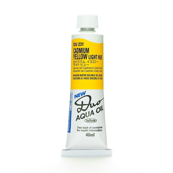 Duo Aqua Artist Oil Color cadmium yellow light hue, 40 ml (pack of 2)