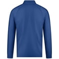 thumbnail image 3 of Men's Levelwear Royal New York Islanders Theory Insignia Core Quarter-Zip Pullover Top, 3 of 3