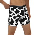 thumbnail image 5 of Sigee Cow Print Black White for Men's Boxer Briefs,Moisture Wicking and Breathable X-Large, 5 of 9