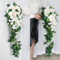 thumbnail image 1 of Langgg Cascading Wedding Bouquets Boho Rustic Artificial for Party Vintage Wedding, 1 of 9
