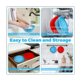 thumbnail image 2 of Foldable Silicone Liners, Reusable Non-Stick Liners, Heat Resistant Silicone Accessories, 2 of 7