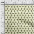 thumbnail image 1 of oneOone Silk Tabby Fabric Floral Block Print Sewing Fabric BTY 42 Inch Wide, 1 of 4