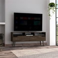 thumbnail image 2 of FM FURNITURE Hamburg Engineered Wood TV Stand for TVs up to 60" in Dark Walnut, 2 of 9