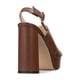 thumbnail image 5 of Tacones para Dama Tipo Sandalias Zapatillas Elegantes Davenia de Piel Café, 5 of 5
