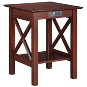 Leo & Lacey Charger Printer Stand in Walnut