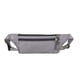 thumbnail image 2 of Bolso de cintura para hombres | Bolsa impermeable de nylon para cinturón, cangurera cruzada – correa ajustable, múltiples bolsillos, cremallera segura | Negro, Gris, Azul, Rosa, Verde, | 22x10x1cm, 2 of 6