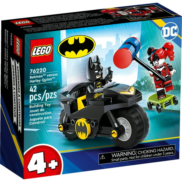 DC Batman versus Harley Quinn 76220, Superhero Action Figure with Skateboard and Motorcycle Toy for Kids, and Aged 4 Plus - Walmart.com