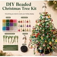 thumbnail image 4 of DIY Beaded Christmas Tree Kit, Make Your Own Sparkling Warm Light Tabletop Decoration, Handmade Holiday Beading Craft Set for Indoor Home Display & Creative Gift, 4 of 8