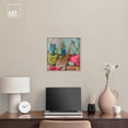 thumbnail image 3 of Lounging Giraffe II Canvas Trendy Animal Art by Art Remedy, Silver Frame, 16" x 16", 3 of 7