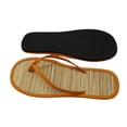 thumbnail image 4 of Women Flat Slippers Comfortable Non- Sandals Silent Bamboo Rattan Flip Flop, 4 of 6
