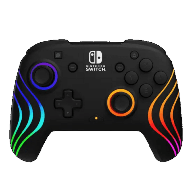 Refurbished Performance Designed Prod 500-252-BK AfterglowWave Wireless Controller: Black with Motion - Nintendo Switch