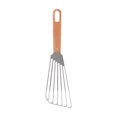 thumbnail image 4 of Pala para freír de cocina, herramientas de cocina con pala ranurada, antiadherente, pala para Wok volteadora de pescado para asar, voltear y freír, 4 of 8