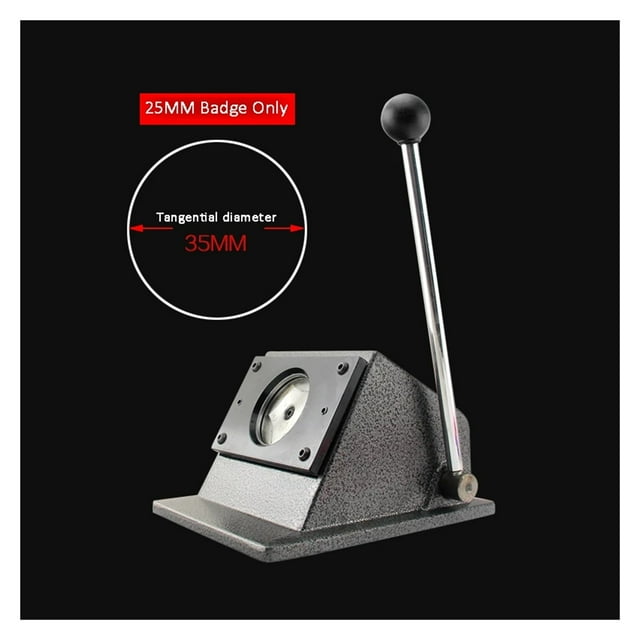 Machine de Découpe de Badge 25-75MM Coupeur Circulaire Rond Coupeur de Papier Cercle DIY Outils de Coupe de Papier en Carton Circulaire, Facile à Utiliser