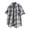 wei163-Black, variant on Mens Summer Plaid Dress Shirt Short Sleeve Button down Cuban T-Shirts Western Casual Checkered Button up Shirts Light Blue L