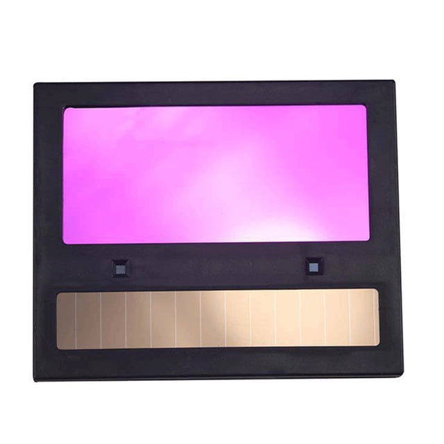 Riwesomey Lente de soldadura de oscurecimiento automático, pantalla de visualización grande con atenuación automática, filtro de visión gran angular Suministros de soldadura Riwesomey TO008485-00B