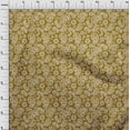 thumbnail image 4 of oneOone Viscose Jersey Dark Mustard Fabric Block Fabric For Sewing Printed Craft Fabric By The Yard 60 Inch Wide, 4 of 7