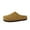 Chestnut, variant on Cushionaire Lute Genuine Suede Leather Clogs for Women Indoor and Outdoor – Comfortable Slip On Womens Clogs with Cushioned Footbed