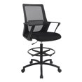 thumbnail image 2 of Adjustable Height Drafting Chair Black, 2 of 8
