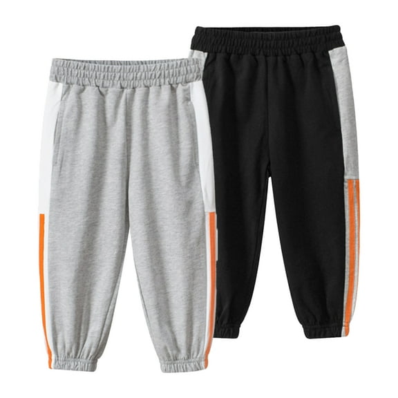 Esaierr Kids Toddler Boys Girls Sweatpants 1-9Y Spring Autumn Unisex Jogger Pants Trousers Cotton Elastic Waist Bottoms Baby Active Pants