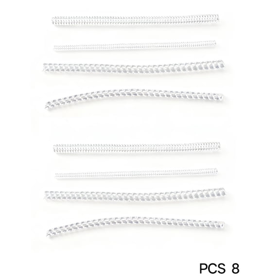DESIGNICE 8Pcs Ring Size Adjuster Ring Guard Spiral Tightener Ring Resizer Sizer for Oversized Ring Ring Sizers for Loose Rings