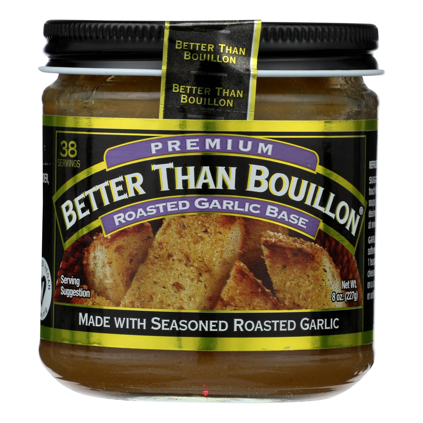 (Case of 6 )Better Than Bouillon Roasted Garlic Base 8 oz. Walmart
