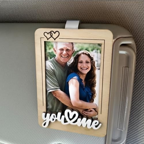 Car Visor Picture Frame, You and Me Visor Picture Frame, Drive Safe I Love You Visor Clip, Car Picture Holder, Valentine Gift For Him, Cars Photo Holder$$Vehicle Parts & Accessories