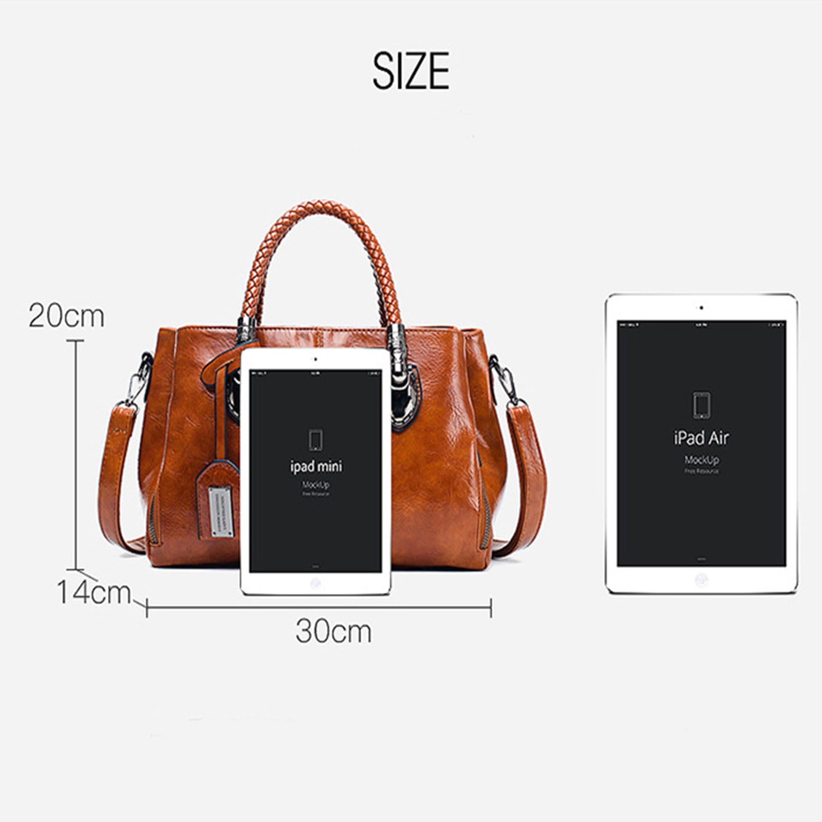 Titaking Women's Crossbody Handbags Shoulder Bag Zipper for Women PU Leather Black