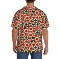 thumbnail image 3 of Balery Poker Chips Camisa Casual de Manga Corta con Botones para Hombre, Texturizada, Estilo Cubano, para Playa, Verano-3X-Large, 3 of 5