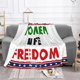 thumbnail image 3 of Mantas divertidas de 40 x 30 pulgadas con texto "Life-Freedom" para mujeres, regalos para mamás, mantas de franela para mujeres, mantas de vellón para sofá, cama, silla, decoración, decoraciones de, 3 of 8