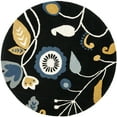 thumbnail image 4 of SAFAVIEH Soho Zoe Floral Wool Runner Rug, Black/Multi, 2'6" x 8', 4 of 8
