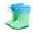 Green, variant on Xfvqtps Kids Child Rain Boots with an Elastic Boot Collar Adjustable Drawstring Solid Color Waterproof Non Slip Light up Rubber Sole Garden Shoes Outdoor EVA Rain Shoes for 2-9 Years Blue