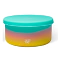 thumbnail image 2 of Silipint: Silicone 30oz Lidded Bowls: 2 Pack Aurora -Unbreakable, Flexible, Microwave-Oven-Dishwasher, Non-Slip, 2 of 7
