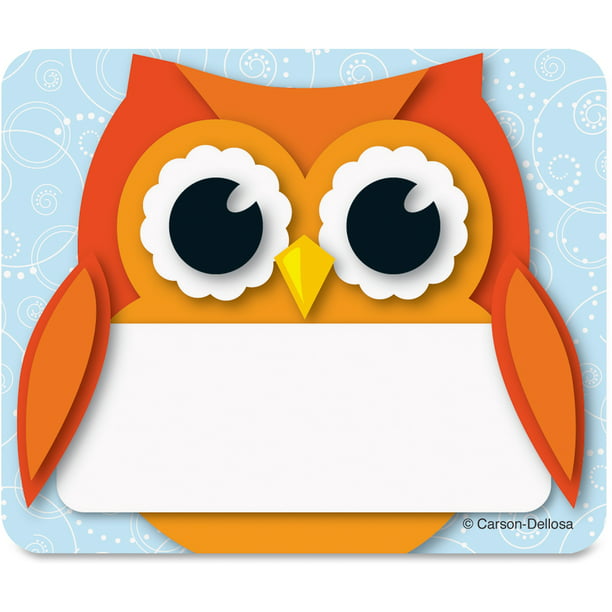 carson-dellosa-colorful-owl-name-tags-walmart-walmart