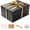 Black, variant on 2 Pack Large Gift Box with Lid for Presents 16x12x8 Inches Big Deep White Gift Boxes for Christmas, Birthday, Valentine's Day,Mother's Day Presents - Contains Crinkle Paper,Ribbon and Card