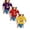 Purple 1PCS & Red 1PCS & Yellow 1PCS, variant on XEGLSBU 3 Pack Kids Girls Cute Graphic Print Summer Round Neck Short Sleeve Tee Casual T-Shirt (Size 9-10 Years)