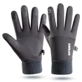 thumbnail image 1 of Guantes cálidos impermeables para hombres y mujeres, guantes antideslizantes para ciclismo, teléfono, pantalla táctil, antideslizantes, deportes al aire libre, esquí, Invierno, 1 of 5