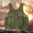 thumbnail image 4 of hombre 800D Oxford Cloth Correa de cinturón o de entrenamiento ligero y transpirable Verde Macarena Chaleco para juegos al aire libre, 4 of 8