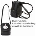 thumbnail image 2 of Anime Doll Cosplay Light Black Bag Kawaii Mini Backpack Cute Cosplay Backpack Girl Doll Handbag (Black), 2 of 4