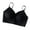 Black-M, variant on Thin Cotton Bralette For Women U Shaped Backless Design Convertible Spaghetti Straps Support Wirefree Underwear Bra