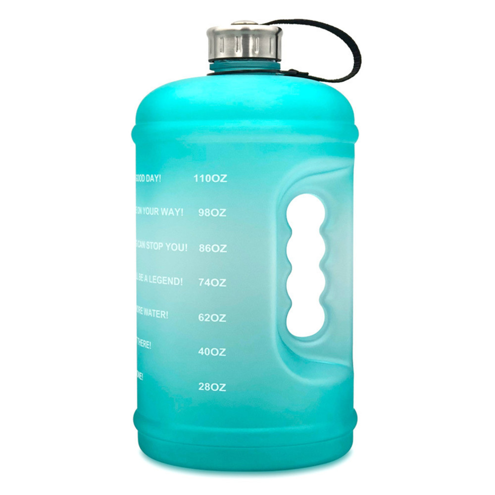 Gallon Motivational Water Bottle Leakproof BPA Free Sports Water Jug with Time Marker for Men