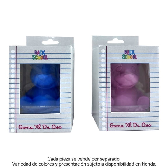 Goma Prichos Osito Varios Modelos 1 Pieza