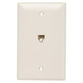 thumbnail image 2 of On-Q / Legrand TPTE1LA 2 Line Telephone Wall plate (4 Conductor), Light Almond, 2 of 2