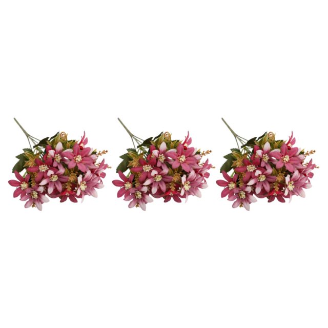 Transemion 1/2/3/5 Realistic Appearance Artificial Flower Low Maintenance For Life Elegant Mini Lily3 3PCS