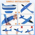 thumbnail image 6 of LINMOUA 2 Pack Foam Airplanes for Kids, 18.9'' Large Throwing Foam Glider Planes Toys,Flying Styrofoam Kid Airplanes Toy for 3 - 14 Year Old Boys Girls with Outdoor Sports Play, 6 of 10