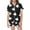 Black, variant on LUOGENLI Girls Pajamas Size 14-42 Toddler Sleepwear Set Short Sleeve Pajamas for 2 3 Year Olds Comfortable Home Loungewear Girls Pajamas Size 10-17 Shorts Black Size 4-5 Years