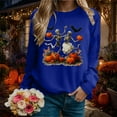 thumbnail image 7 of Godom Halloween Womens Sweatshirts Pumpkin Graphic Crewneck Sweaters Casual Tops Comfy Fall Fashion Outfits Winter Clothes 2025, 7 of 7