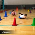 thumbnail image 7 of Champion Sports 6" High Visibility Flexible Vinyl Cone for Athletics, Practices and Social Events, Orange, 7 of 7