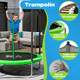thumbnail image 2 of Trampolín para Niños 6 Pies ( 191 CM ) YEI Verde, Estructura de Acero Reforzado con Red de Seguridad, 2 of 7