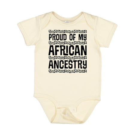 

Inktastic Black History Proud African Ancestry Gift Baby Boy or Baby Girl Bodysuit