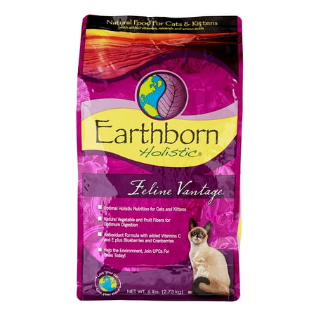UPC: 0034846718102 | Earthborn Holistic Feline Vantage Natural Adult Dry Cat Food  6 lb